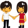 Emoji Férfi és nő kézenfogva 👫 image - Emojidex style
