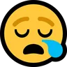 Sleepy Face Emoji 😪 image - Microsoft Windows 10 Segoe UI Emoji style