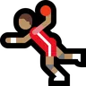 Person Playing Handball: Medium Skin Tone Emoji 🤾🏽 image - Microsoft Windows 10 Segoe UI Emoji style