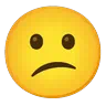 Visage confus Emoji 😕 image - Google Noto Color Animated style