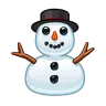 Muñeco de nieve sin nieve