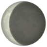 Símbolo de luna menguante Emoji 🌘 image - Emojidex style