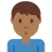 Man Pouting: Medium-Dark Skin Tone