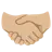 Handshake: Medium-Light Skin Tone