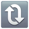 Clockwise Vertical Arrows Emoji 🔃 image - Samsung style