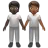People Holding Hands: Dark Skin Tone, Medium-Dark Skin Tone