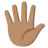 Hand With Fingers Splayed: Medium Skin Tone