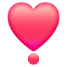 भारी हृदय विस्मयादिबोधक मार्क आभूषण Emoji ❣ image - Samsung style