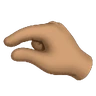 Pinching Hand: Medium Skin Tone Emoji 🤏🏽 image - Huawei Harmony OS style