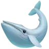 Whale Emoji 🐋 image - Apple style
