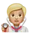 Health Worker: Medium-Light Skin Tone