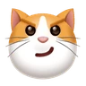 Face de chat avec sourire sarcastique Emoji 😼 image - Huawei Harmony OS style