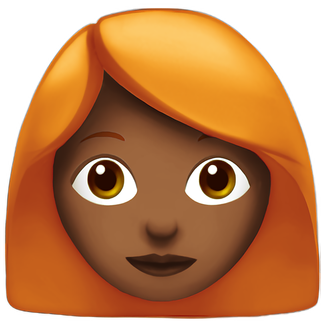 Woman: Medium-Dark Skin Tone, Red Hair