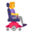Woman In Motorized Wheelchair Facing Right