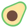 Avocado Emoji 🥑 image - Tossface style