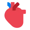 Anatomical Heart Emoji 🫀 image - Tossface style