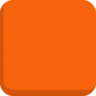 大きなオレンジ色の四角 Emoji 🟧 image - Skype style