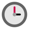 Saat yüzü üç oclock Emoji 🕒 image - Microsoft Classic 2D style