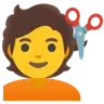 Emoji Taglio di capelli 💇 image - Google Noto Color style