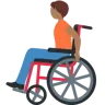 Person In Manual Wheelchair: Medium-Dark Skin Tone Emoji 🧑🏾‍🦽 image - Twitter / X (Twemoji) style