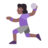 Woman Playing Handball: Medium-Dark Skin Tone