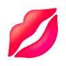 Marque de baiser Emoji 💋 image - Samsung style