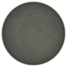 ニュームーンシンボル Emoji 🌑 image - Emojidex style