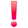 Símbolo de exclamación pesada Emoji ❗ image - Samsung style