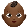Baby: Medium-Dark Skin Tone Emoji 👶🏾 image - Huawei Harmony OS style