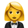 Woman In Tuxedo Emoji 🤵‍♀️ image - Apple style