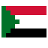 Flag: Sudan Emoji 🇸🇩 image - SerenityOS style