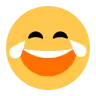 Rosto com lágrimas de alegria Emoji 😂 image - Tossface style