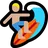Person Surfing: Medium-Light Skin Tone