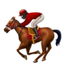 Horse Racing: Dark Skin Tone Emoji 🏇🏿 image - Huawei Harmony OS style