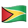 Flag: Guyana Emoji 🇬🇾 image - Apple style