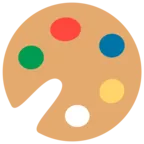 Palette de peintre