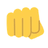 Faust-Handzeichen Emoji 👊 image - Skype style