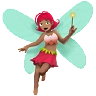 Woman Fairy: Medium Skin Tone Emoji 🧚🏽‍♀️ image - Apple style