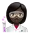 Woman Scientist: Dark Skin Tone
