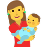 Woman Feeding Baby Emoji 👩‍🍼 image - Skype style