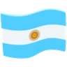 Flag: Argentina Emoji 🇦🇷 image - Facebook Messenger (2016) style