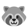 Emoji Procione 🦝 image - Microsoft Classic 2D style