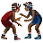 Men Wrestling: Medium-Dark Skin Tone