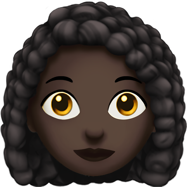 Woman: Dark Skin Tone, Curly Hair