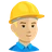 Construction Worker: Medium-Light Skin Tone