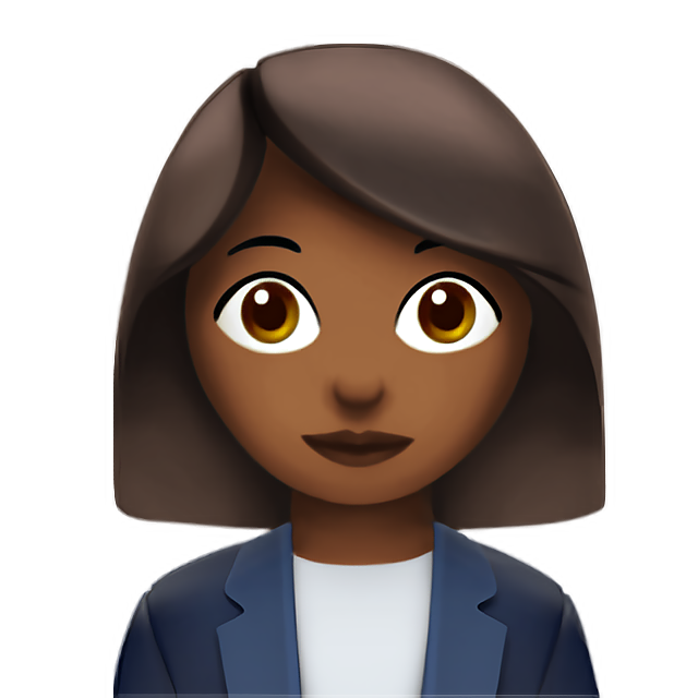 Woman Office Worker: Medium-Dark Skin Tone