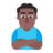 Man Pouting: Medium-Dark Skin Tone