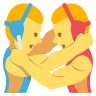 güreşçiler Emoji 🤼 image - EmojiTwo style