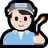 Man Factory Worker: Light Skin Tone