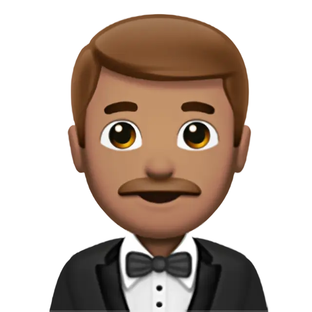 Man In Tuxedo: Medium Skin Tone